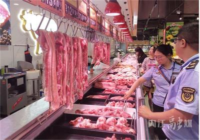 守護“舌尖上的安全” 資中縣開展鮮肉市場專項監督檢查，保障肉制品銷售安全